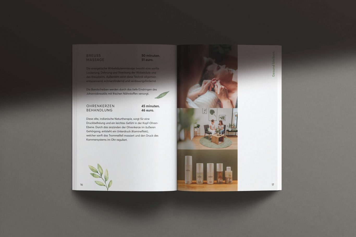 flow Massageinstitut Folder