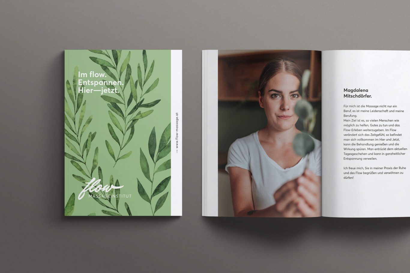 flow Massageinstitut Folder