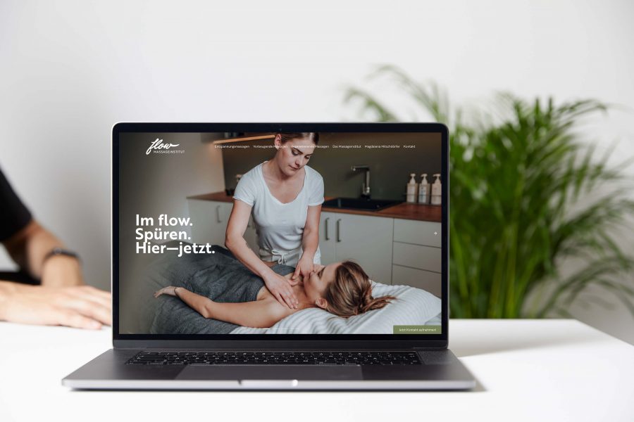 Website für Flow Massage Aigen-Schlägl